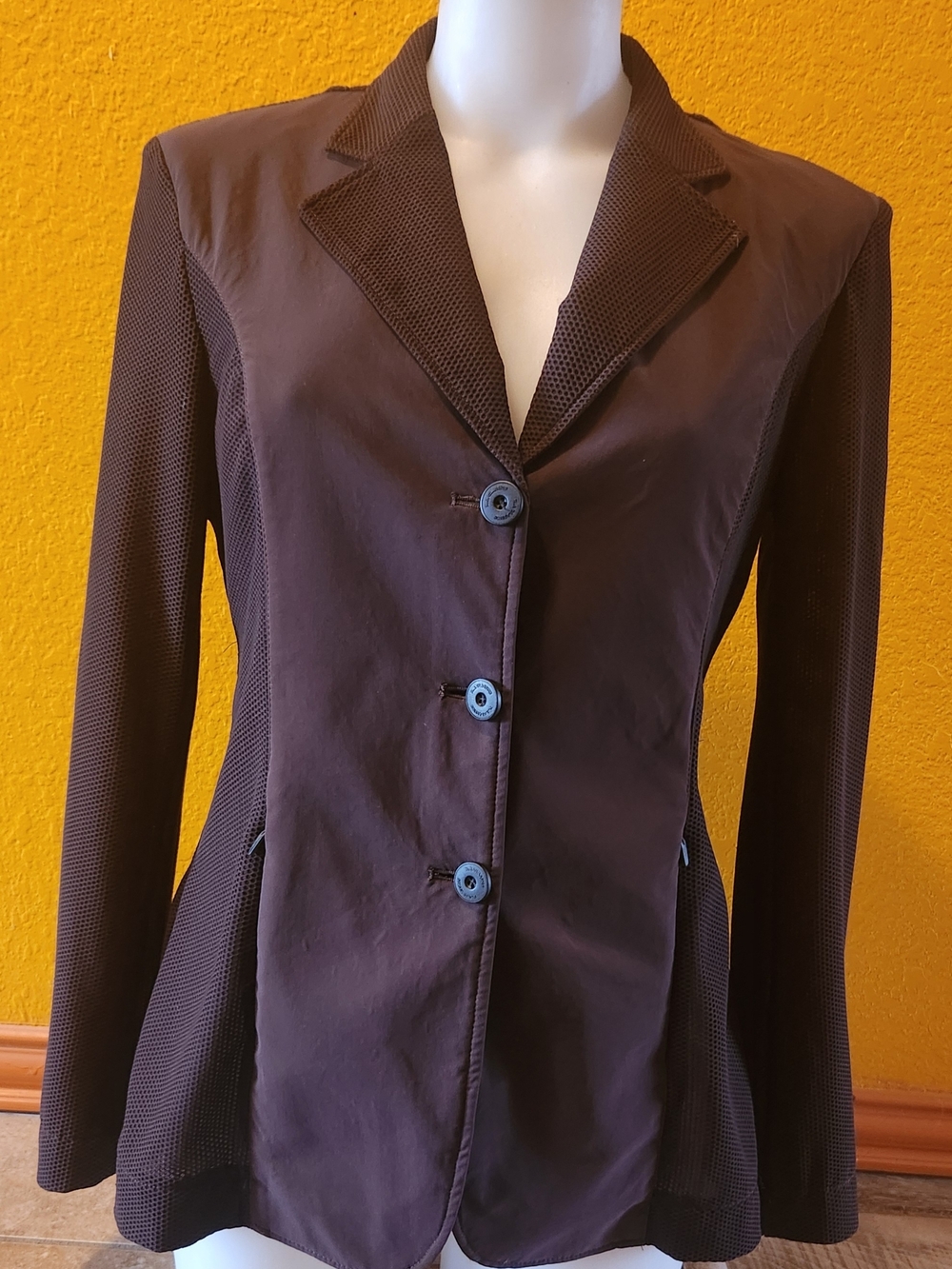 Women's Chocolate Brown Tailored Blazer Jacket